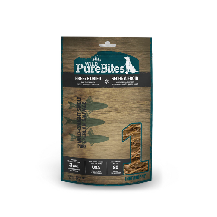 PureBites Freeze-Dried Dog Treats - Wild-Caught Smelt