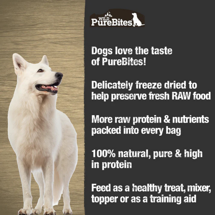 PureBites Freeze-Dried Dog Treats - Wild Bison Liver
