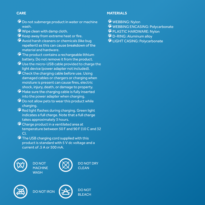 RC Pets Dog Collars - Nova LED Light Collar