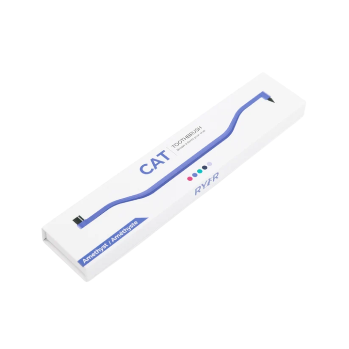 RYERCAT Cat Oral Care - Dual Sided Toothbrush