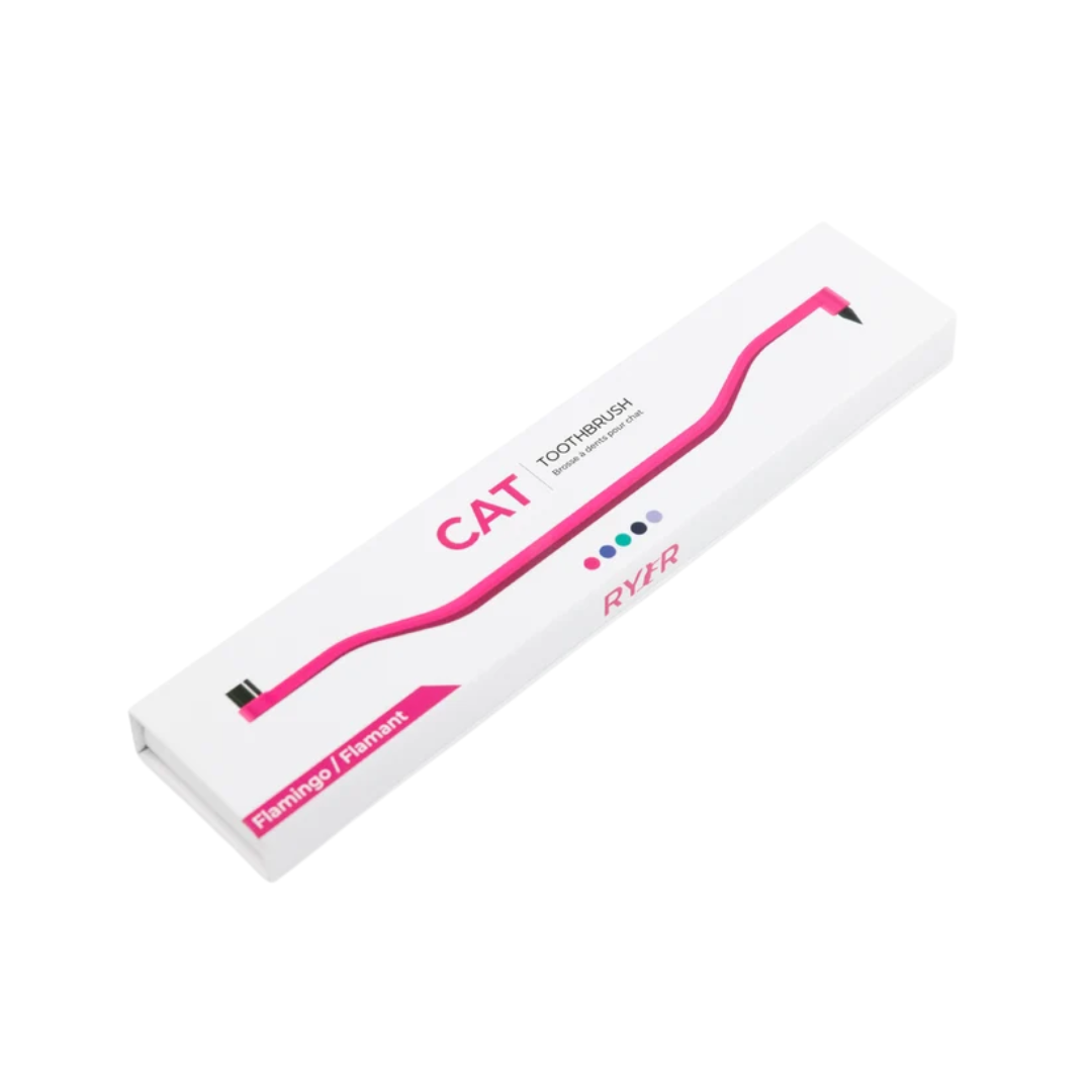 RYERCAT Cat Oral Care - Dual Sided Toothbrush