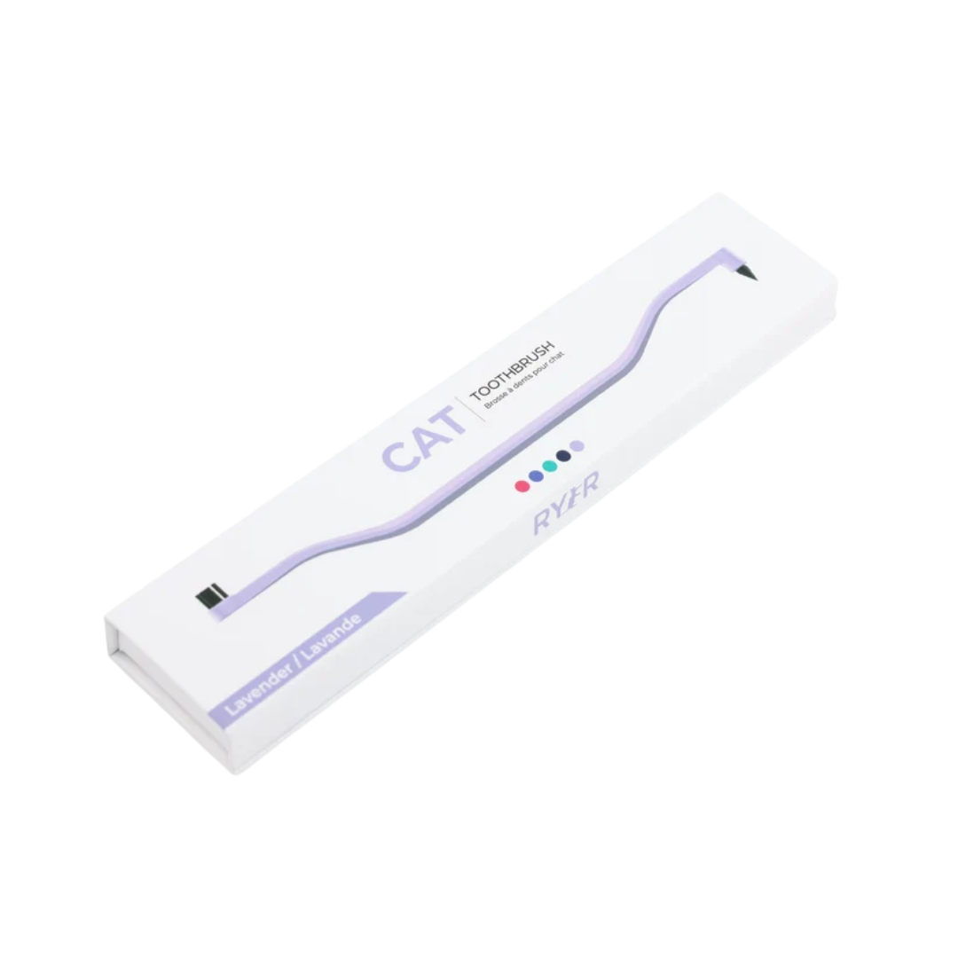 RYERCAT Cat Oral Care - Dual Sided Toothbrush