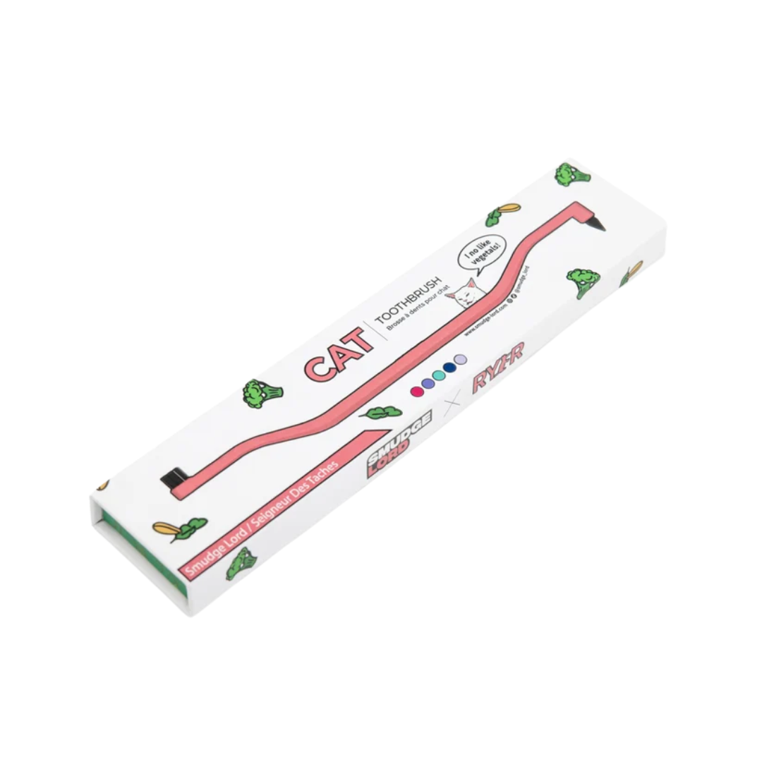 RYERCAT Cat Oral Care - Dual Sided Toothbrush