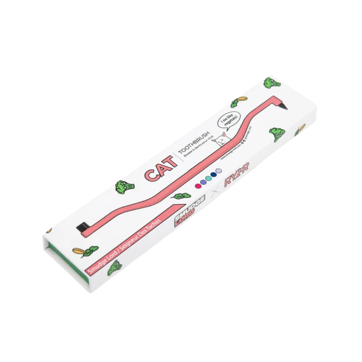 RYERCAT Cat Oral Care - Dual Sided Toothbrush