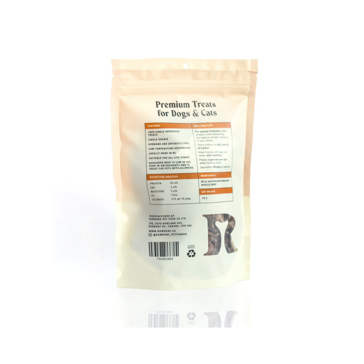 Rawbone Dog Treats - Kangaroo Krisps