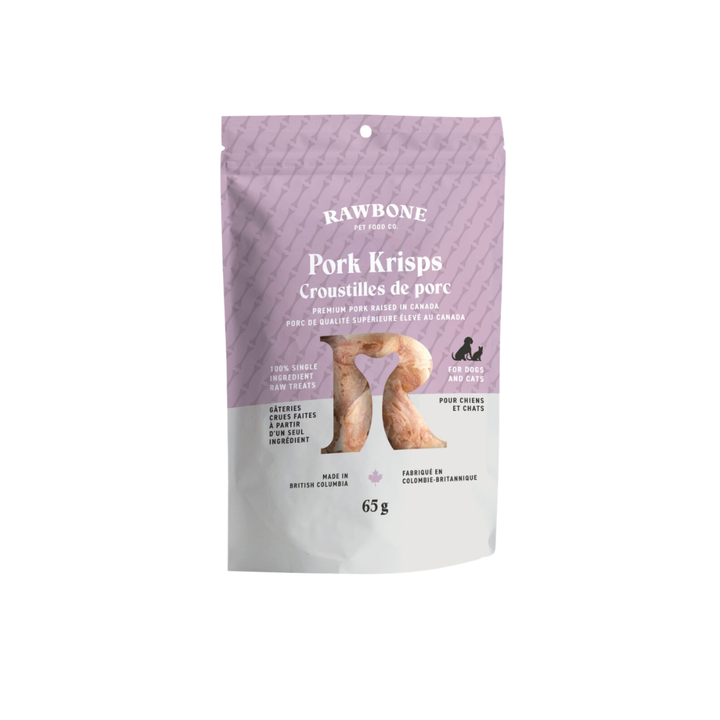 Rawbone Dog & Cat Treats - Pork Krisps