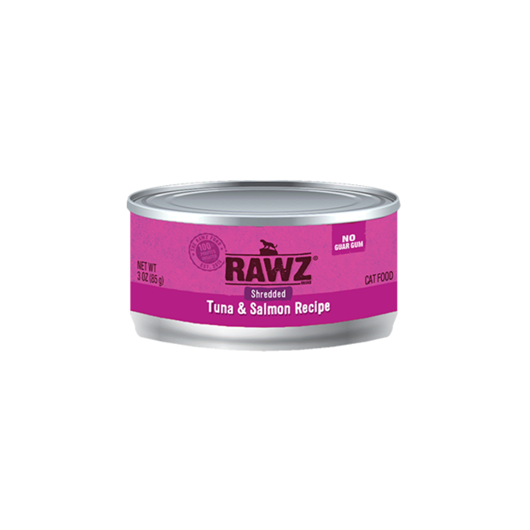 Rawz Wet Cat Food - Shredded Tuna and Salmon Canned