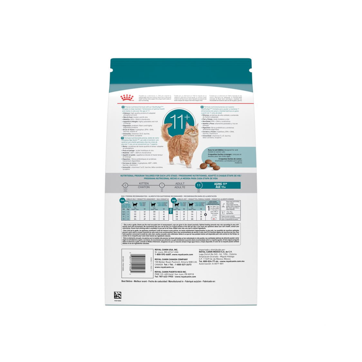 Royal Canin Dry Cat Food - Feline Health Nutrition Aging 11 Plus