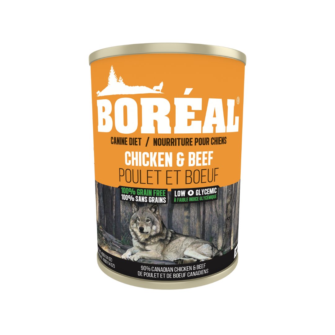 Boreal Wet Dog Food - Big Bear Chicken & Beef Canned