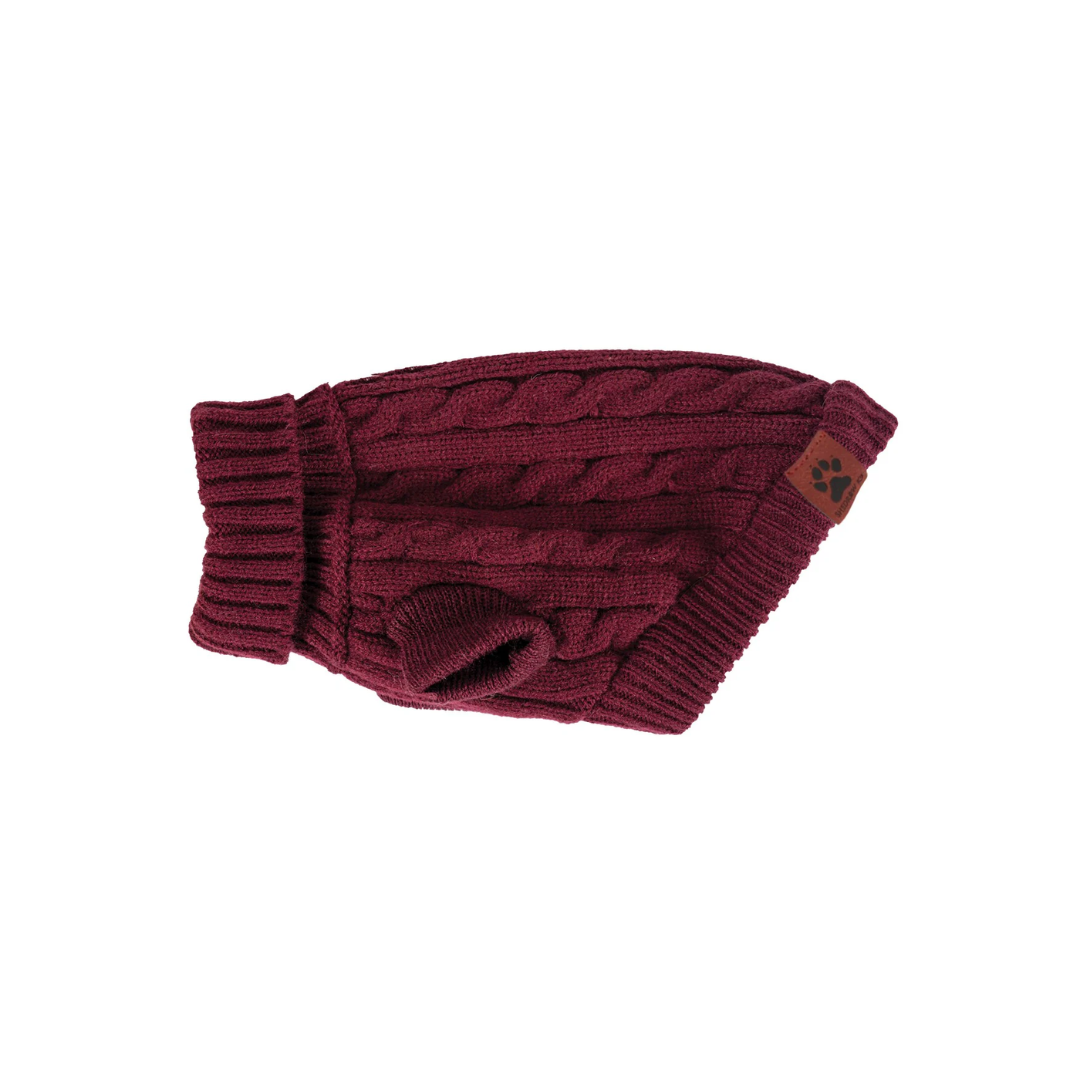 Shedrow K9 Dog Apparel - Brentwood Cable Knit Dog Sweater