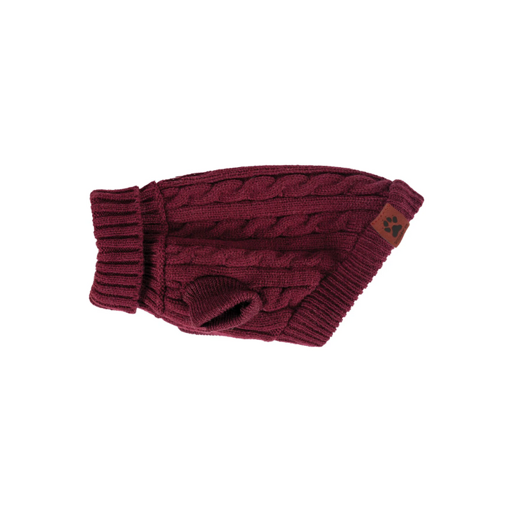 Shedrow K9 Dog Apparel - Brentwood Cable Knit Dog Sweater
