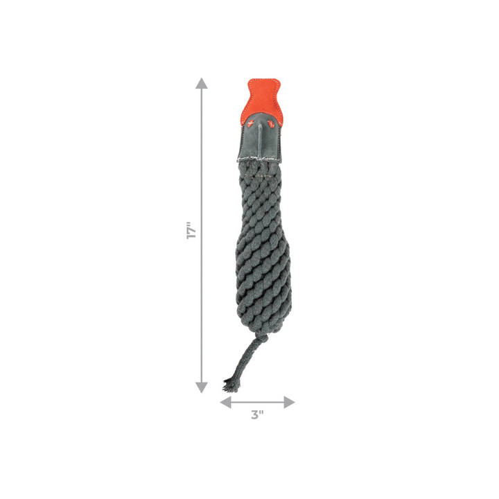 Shedrow K9 Dog Toys - Duck Rope & Water Bottle