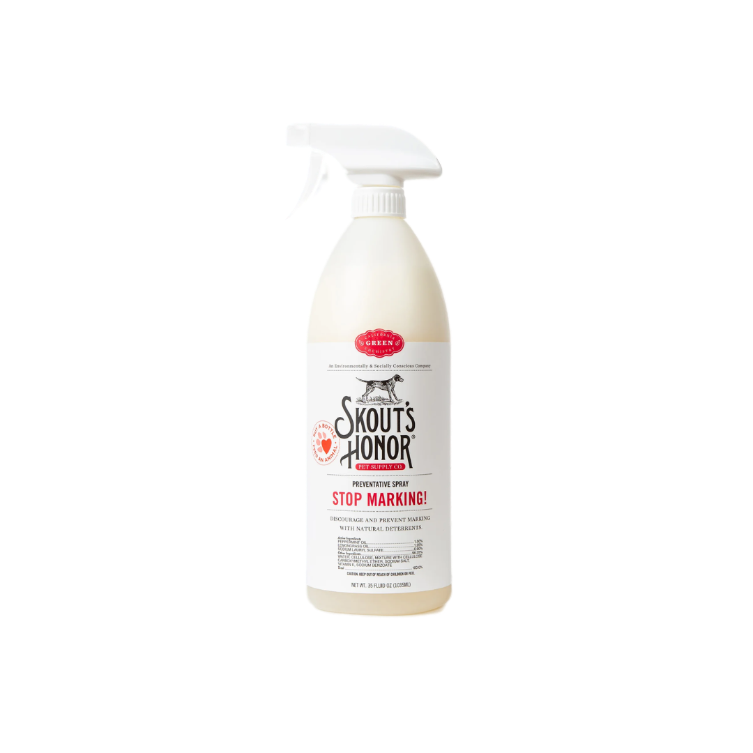 Skout's Honor Dog Training Spray - Stop Marking! Preventative Spray