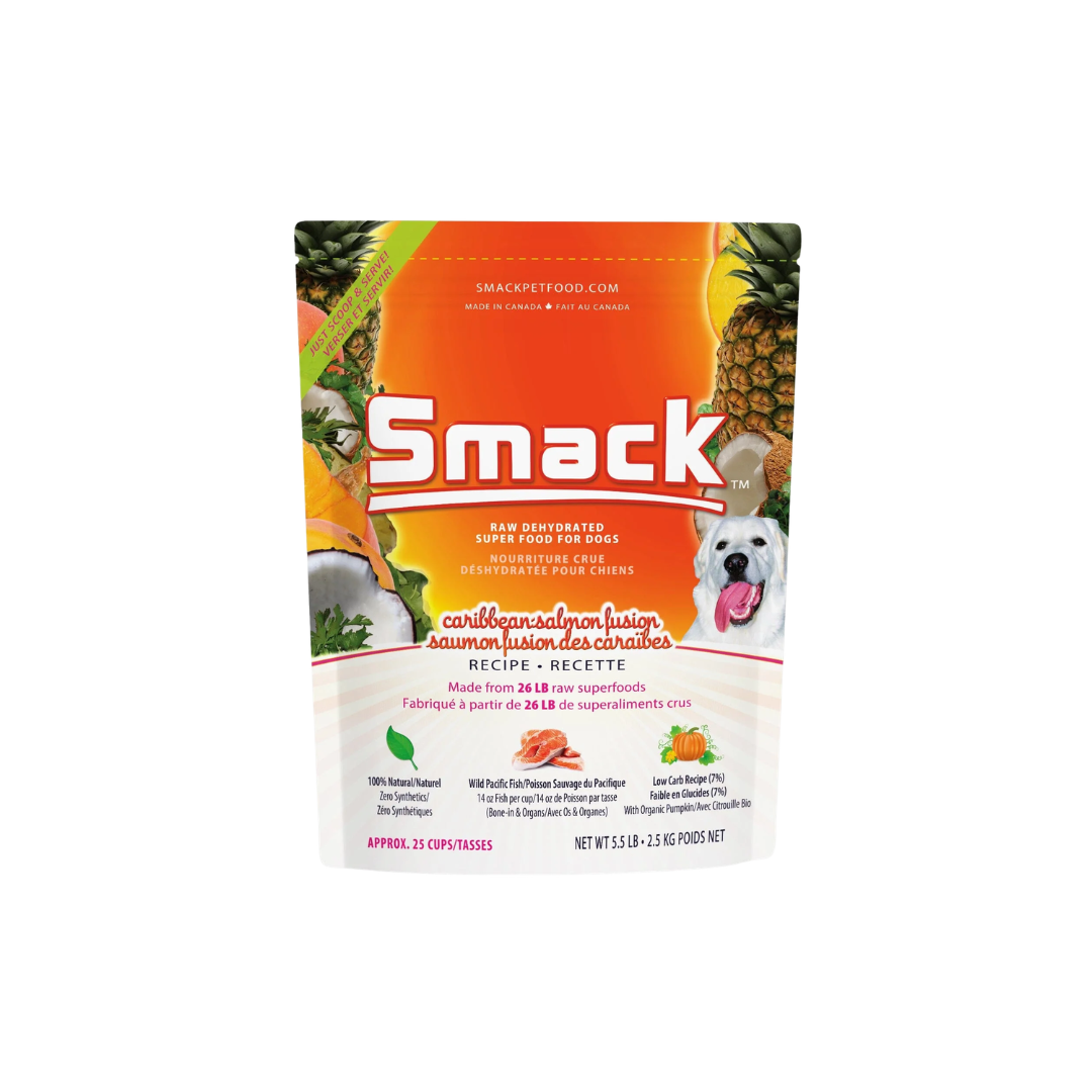 Smack Dehydrated Dog Food - Caribbean-Salmon Fusion