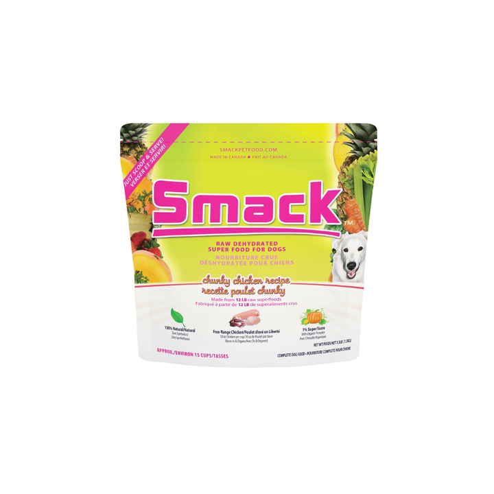 Smack Dehydrated Dog Food - Chunky Chicken