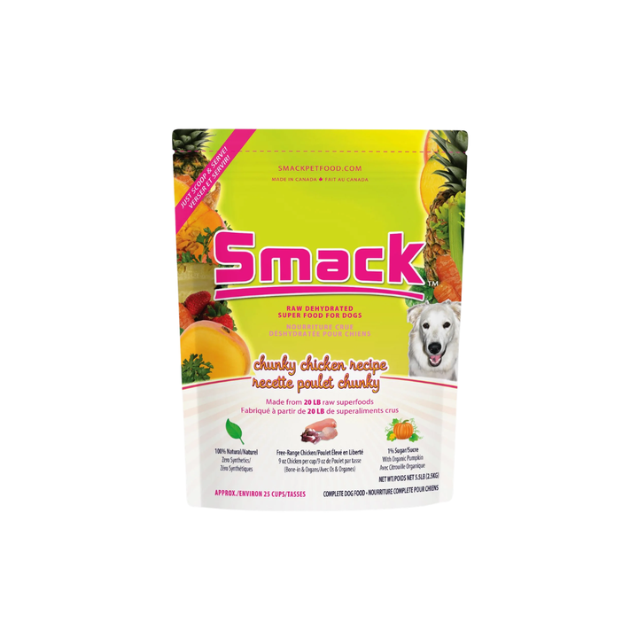 Smack Dehydrated Dog Food - Chunky Chicken