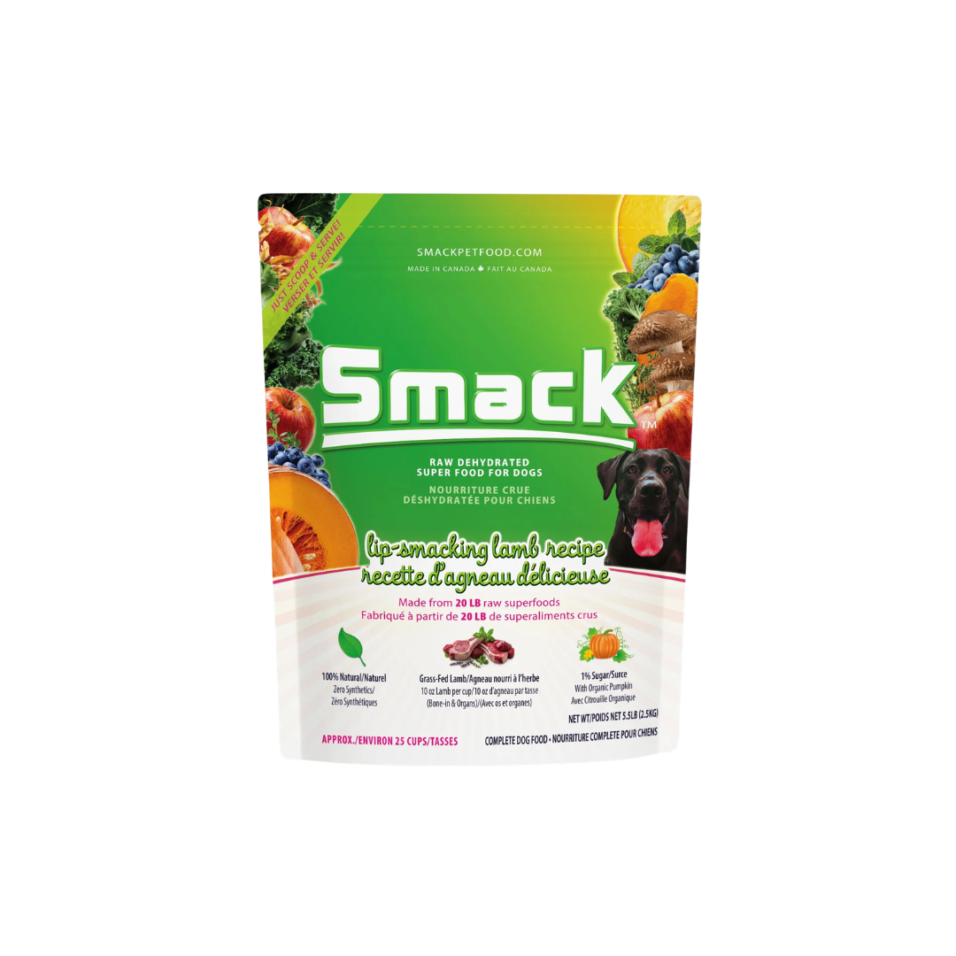 Smack Dehydrated Dog Food - Lip Smacking Lamb