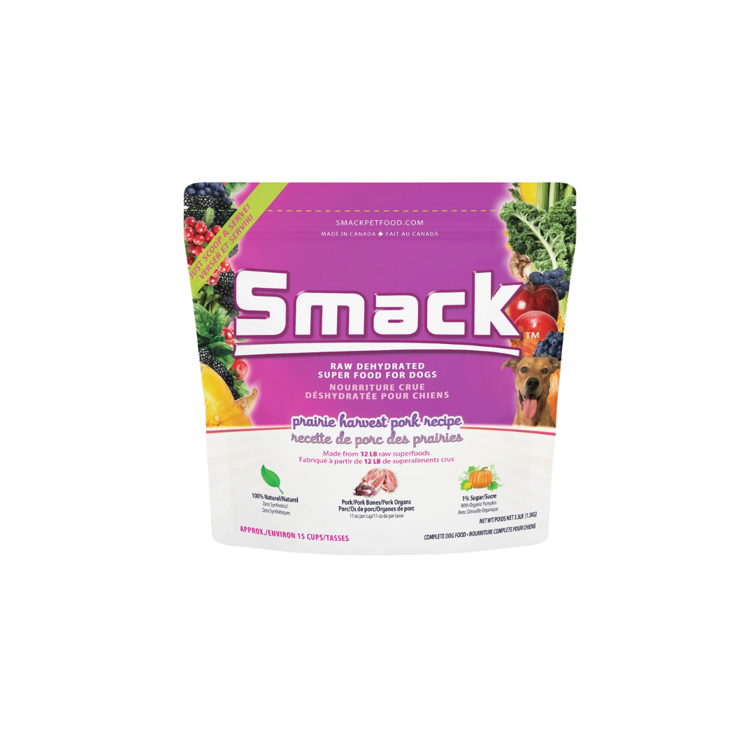 Smack Dehydrated Dog Food - Prairie Harvest Pork