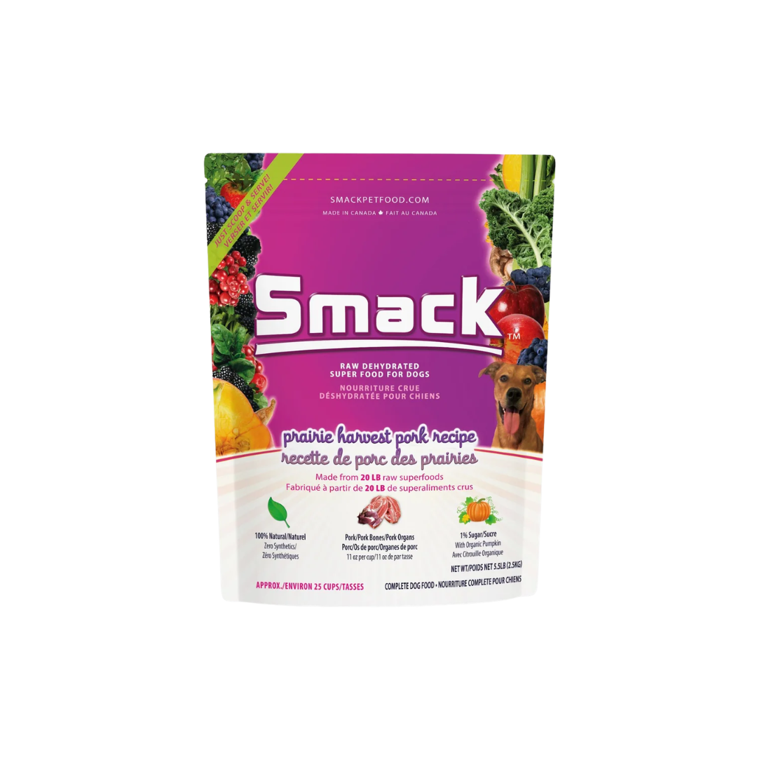 Smack Dehydrated Dog Food - Prairie Harvest Pork