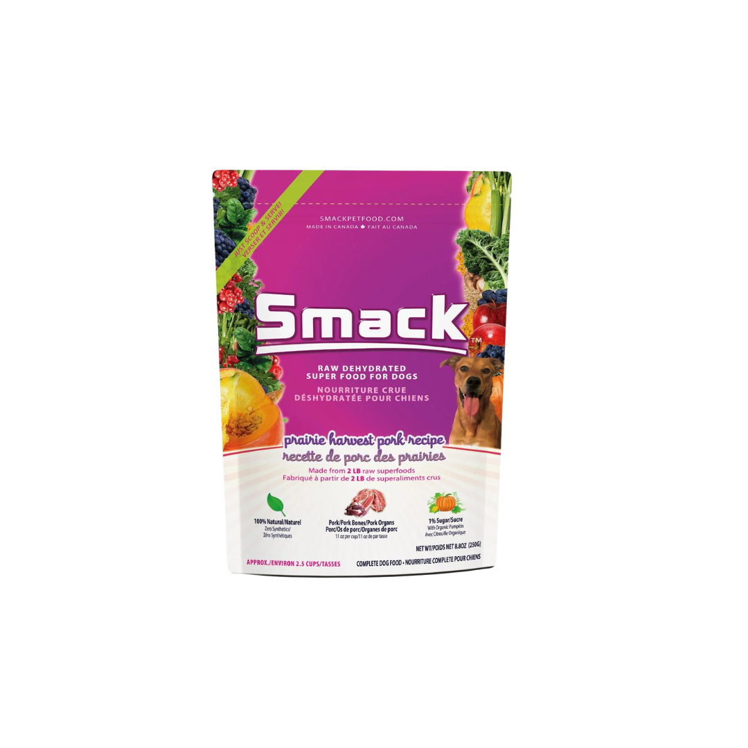 Smack Dehydrated Dog Food - Prairie Harvest Pork