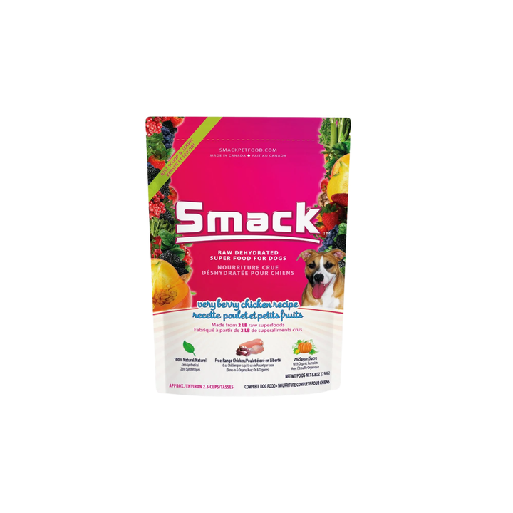 Smack Dehydrated Dog Food - Very Berry Chicken