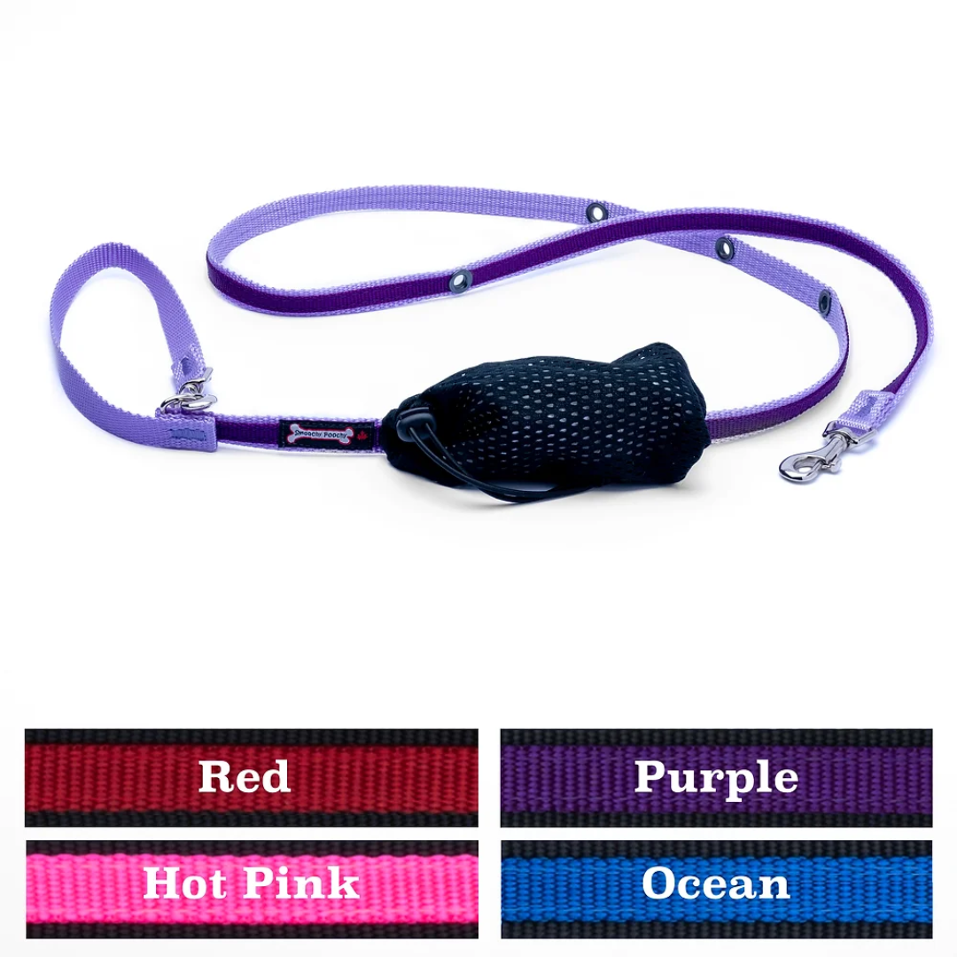 Smoochy Pooch Leashes - 2tone Hands Free Leash