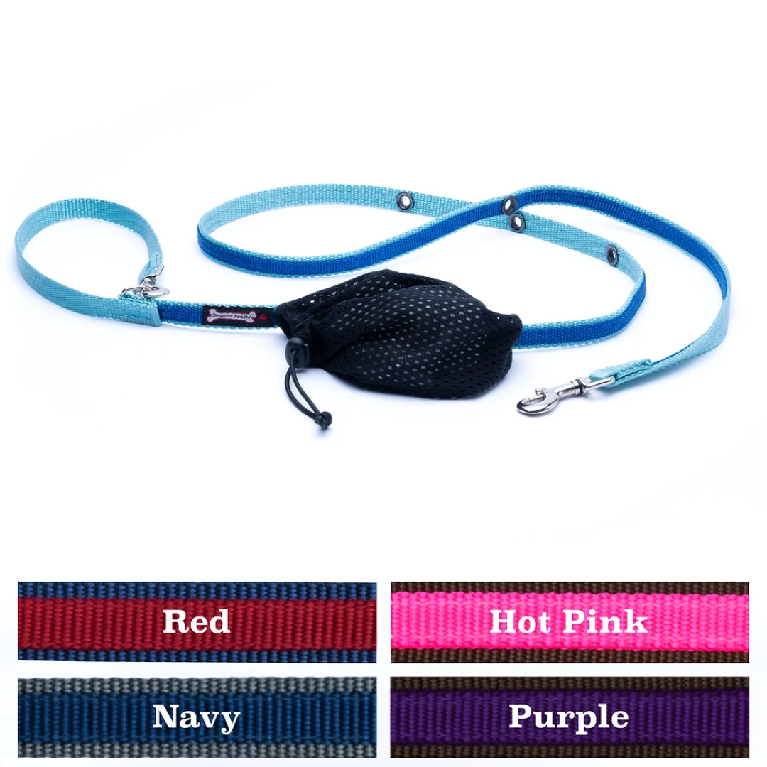 Smoochy Pooch Leashes - 2tone Hands Free Leash
