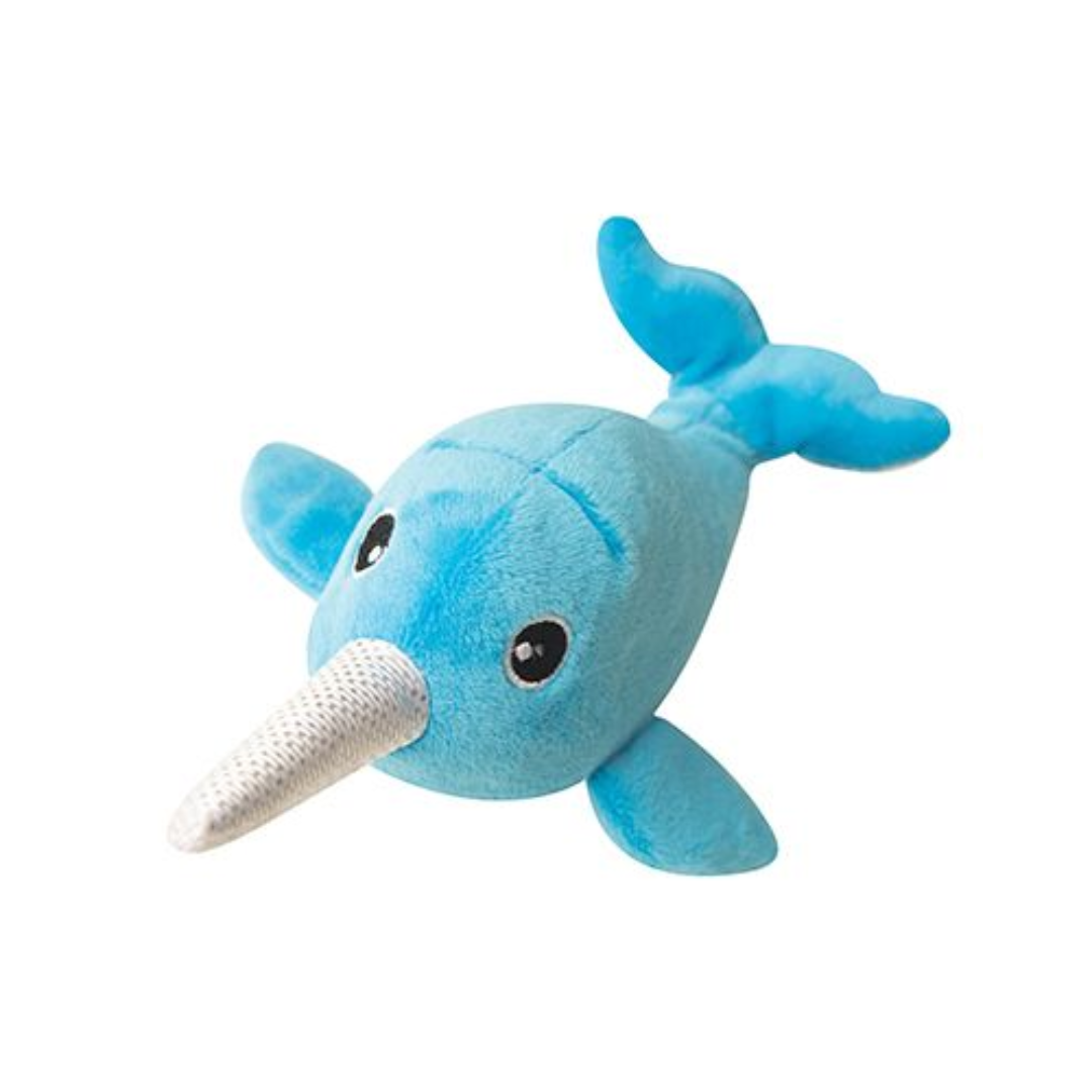 Snugarooz Dog Toys - Baby Nikki Narwhal
