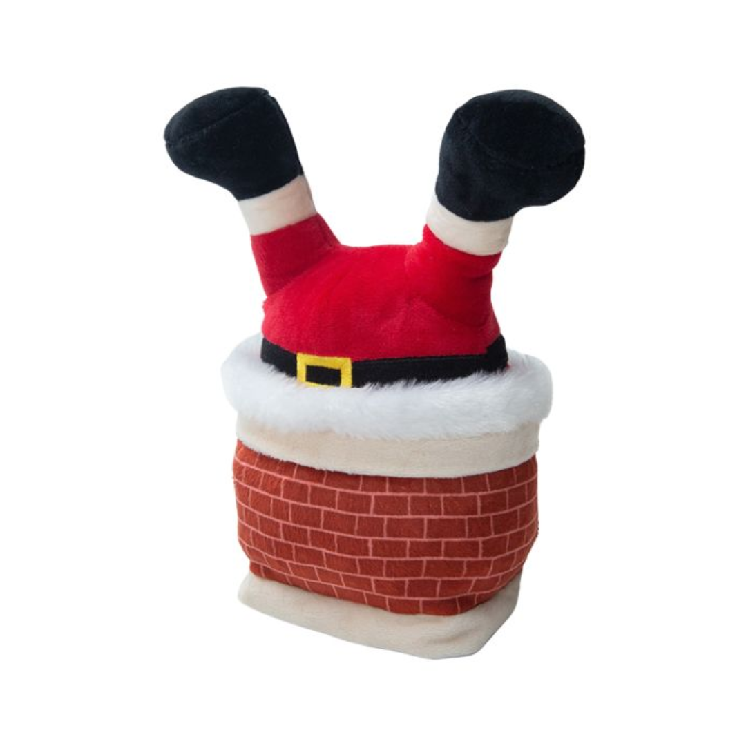 Snugarooz Dog Toys - Holiday Slippin' Santa