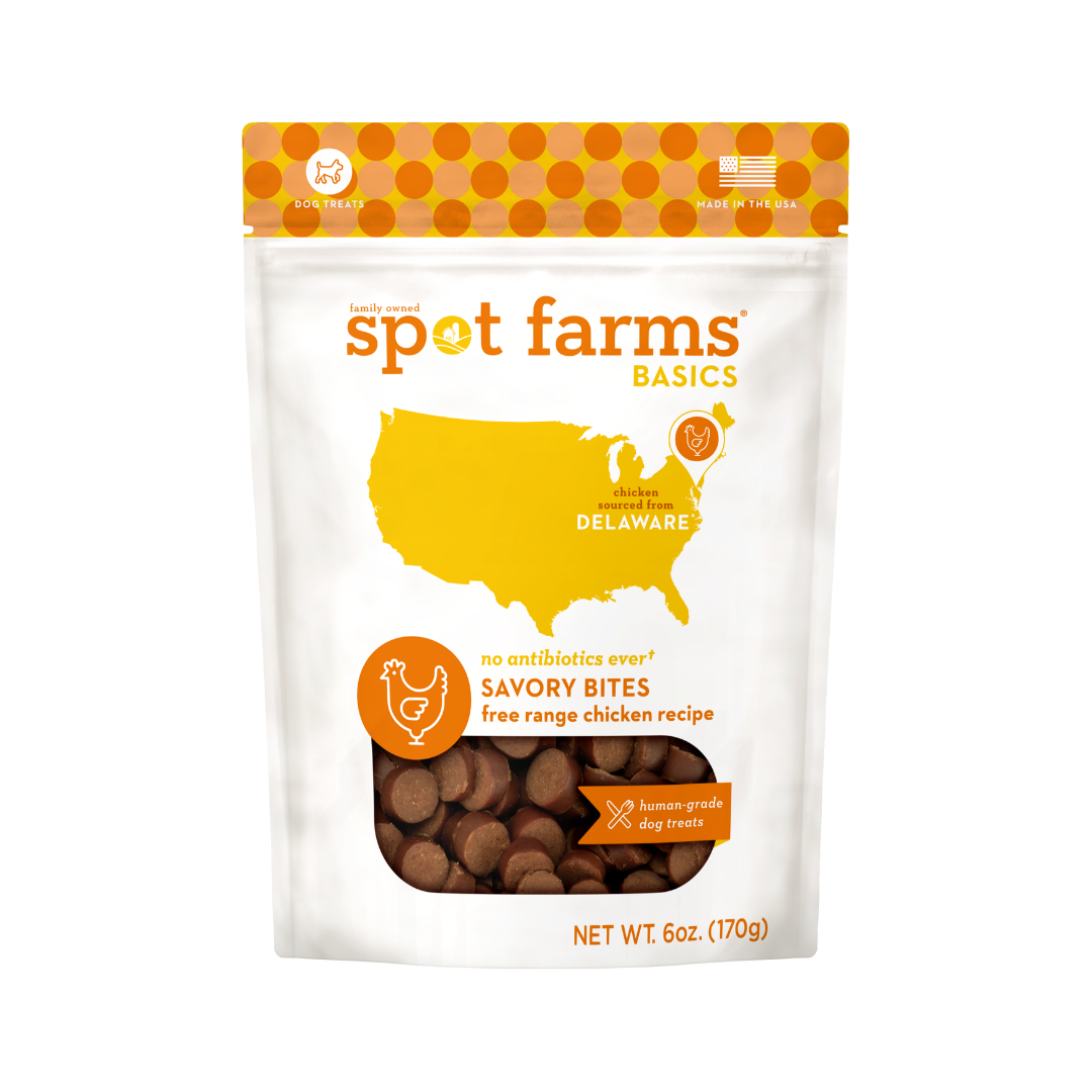 Spot Farms Dog Treats - Basics Natural Chicken Bites