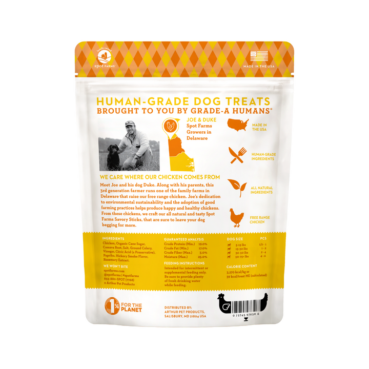 Spot Farms Dog Treats - Basics Natural Chicken Sticks
