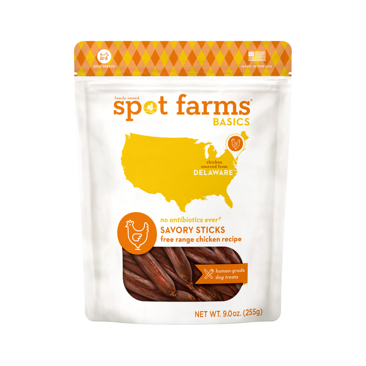 Spot Farms Dog Treats - Basics Natural Chicken Sticks