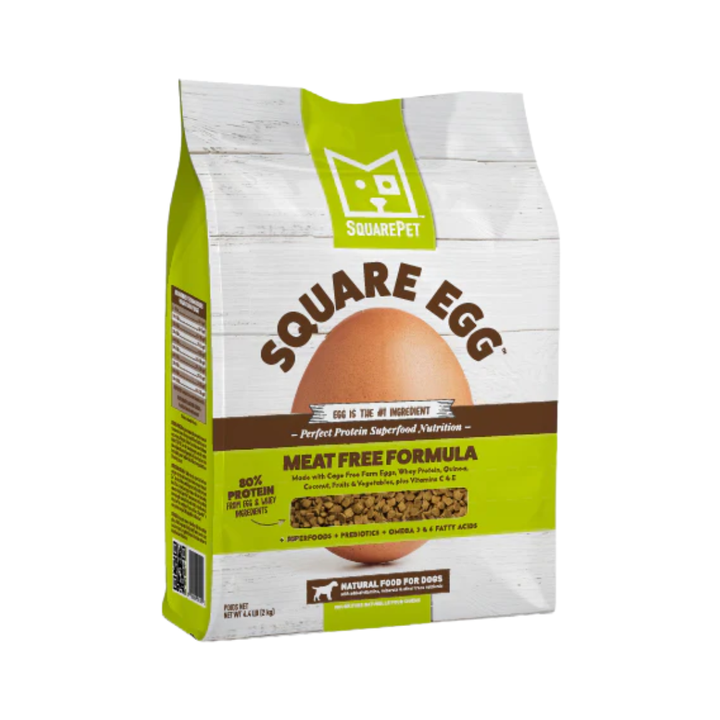 SquarePet Dry Dog Food - Square Egg Meat Free Formula