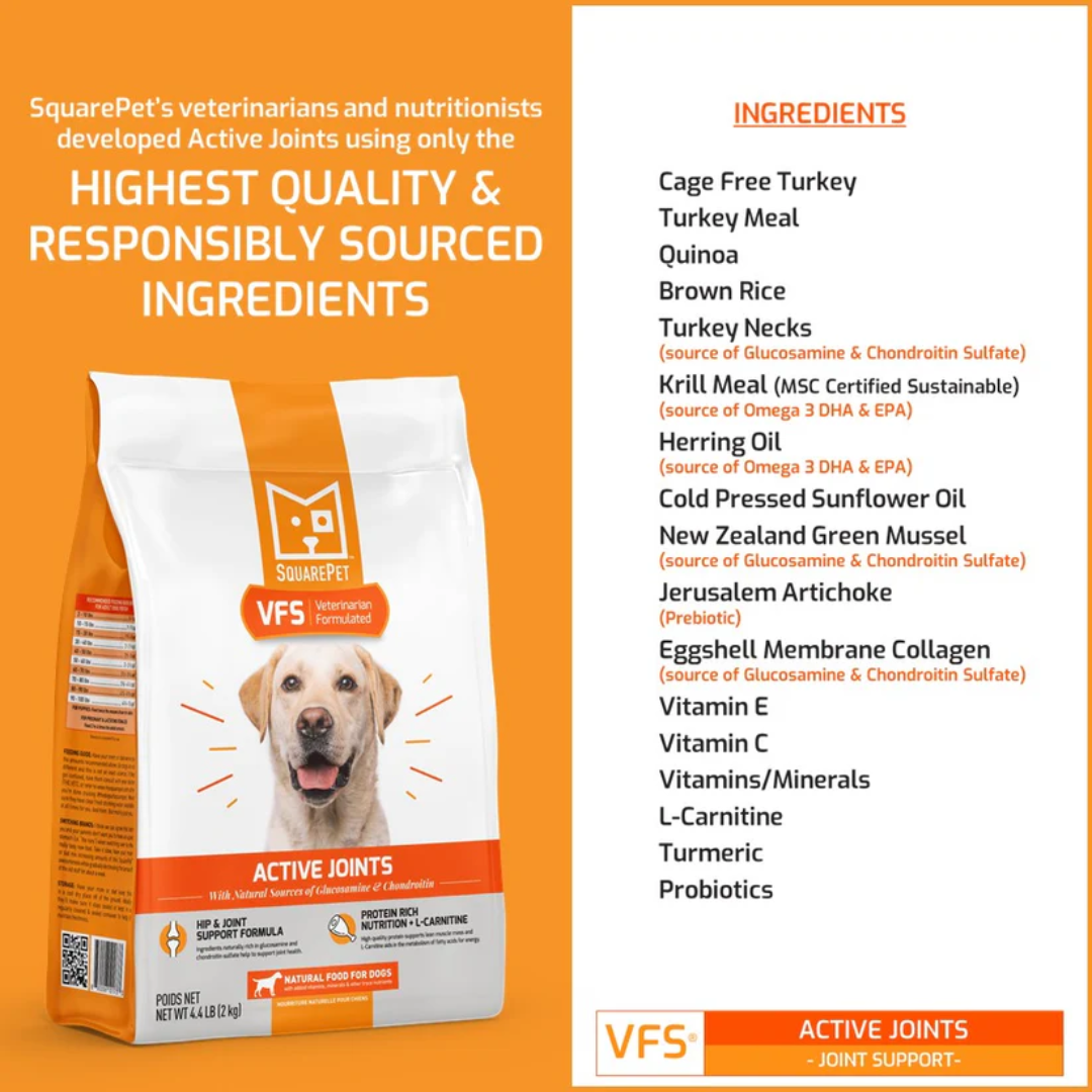 SquarePet Dry Dog Food - VFS Active Joints