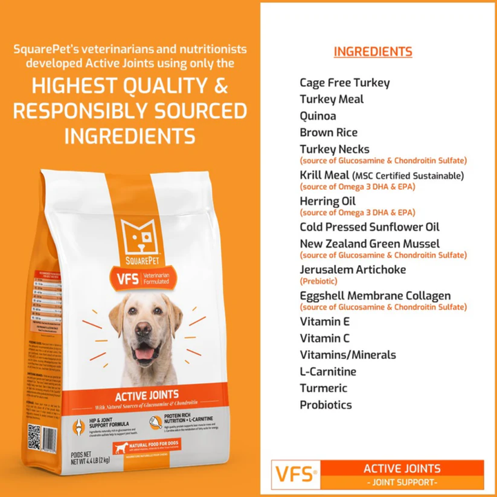 SquarePet Dry Dog Food - VFS Active Joints