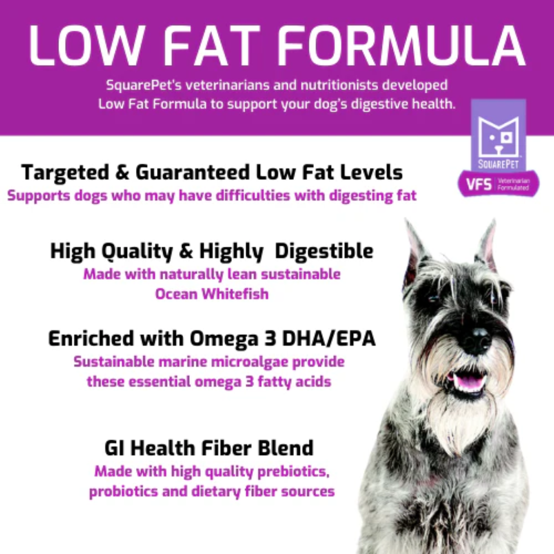 SquarePet Dry Dog Food - VFS Low Fat Formula