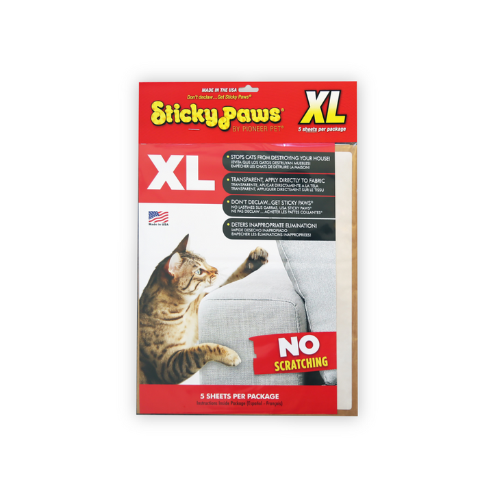 Sticky Paws Cat Furniture Accessories - Anti-Cat Scratch Furniture Strips