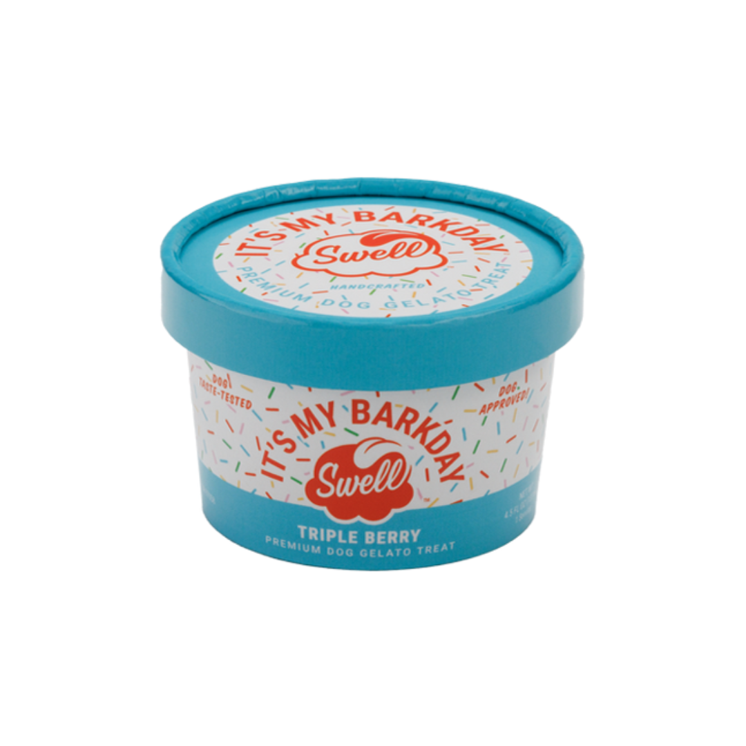 Swell Frozen Dog Treats - Its My Barkday Triple Berry Gelato