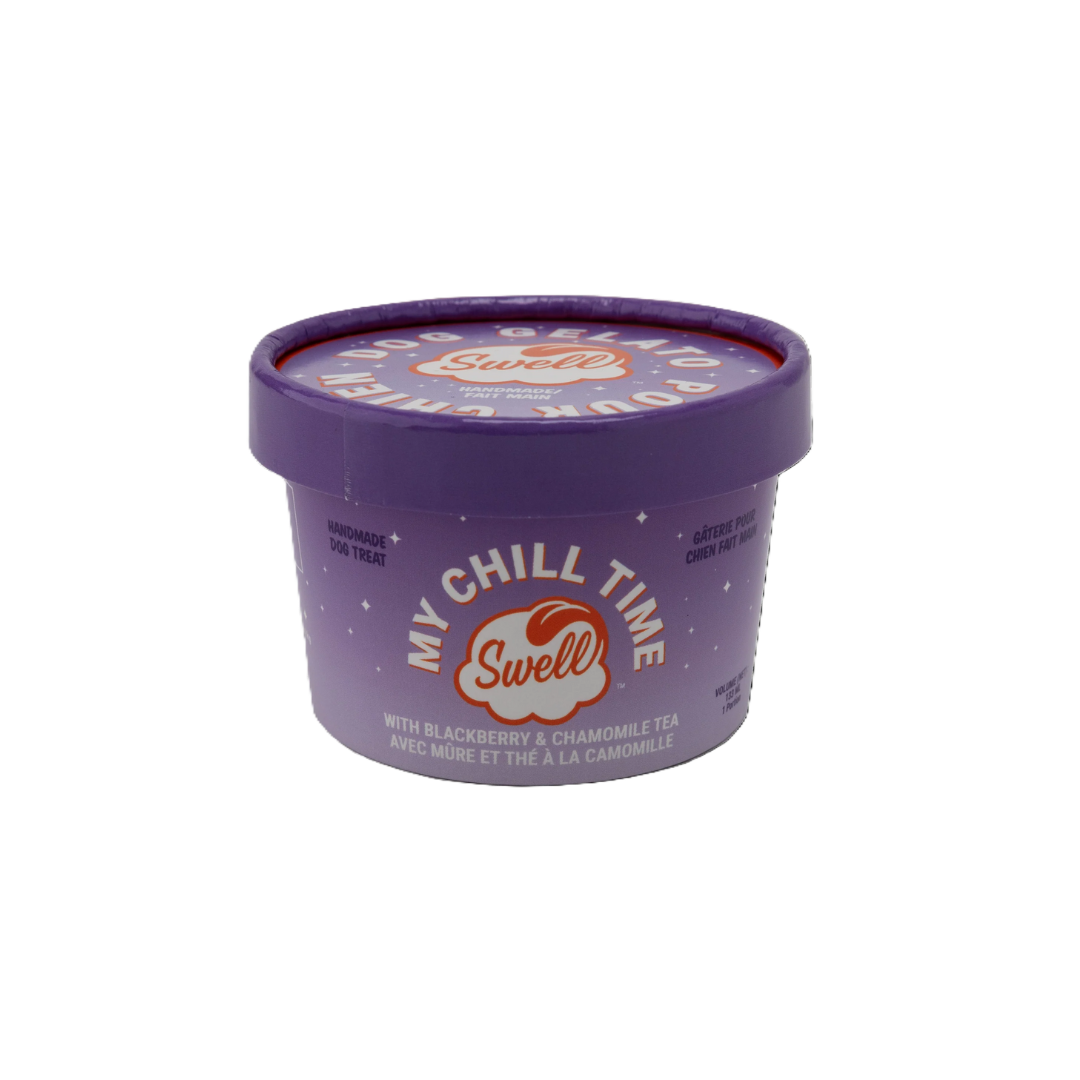 Swell Frozen Dog Treats - My Chill Time Blackberry Gelato