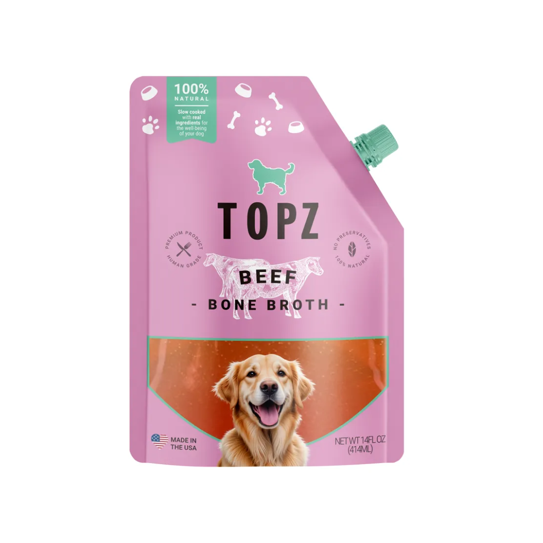 TOPZ Dog Toppers & Mix-Ins - Beef Bone Broth