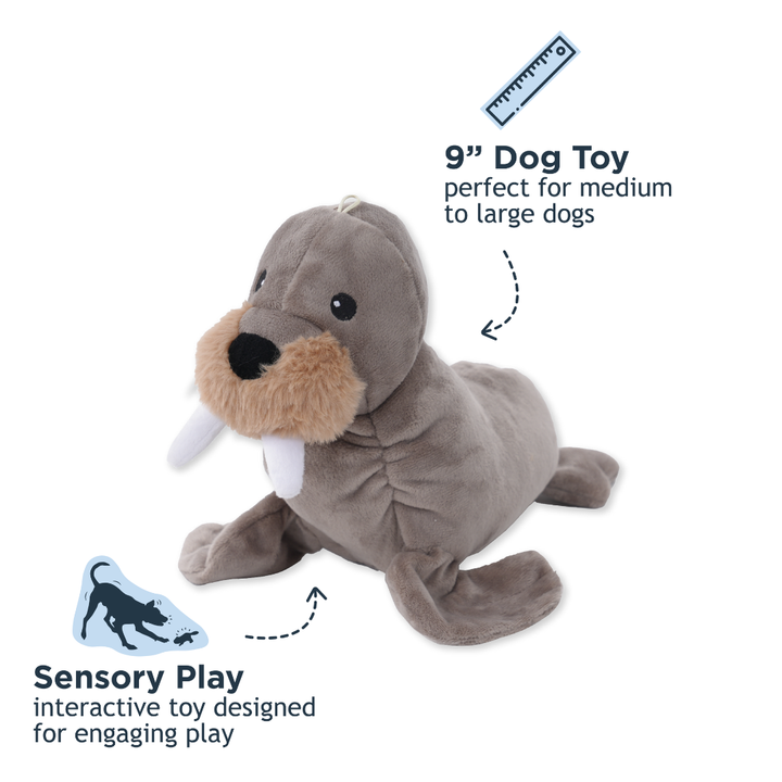 Tall Tails Dog Toys - Animated Walrus