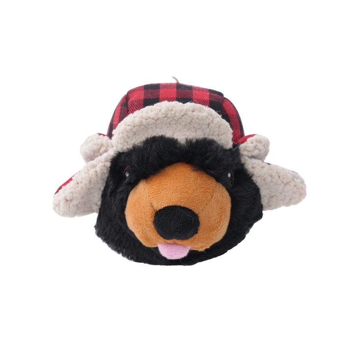 Tall Tails Dog Toys - Hunter Hat Bear 2-in-1 Fetch Ball