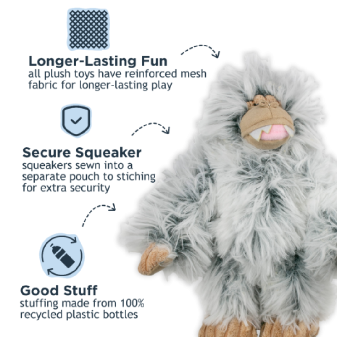 Tall Tails Dog Toys - Yeti Squeaker
