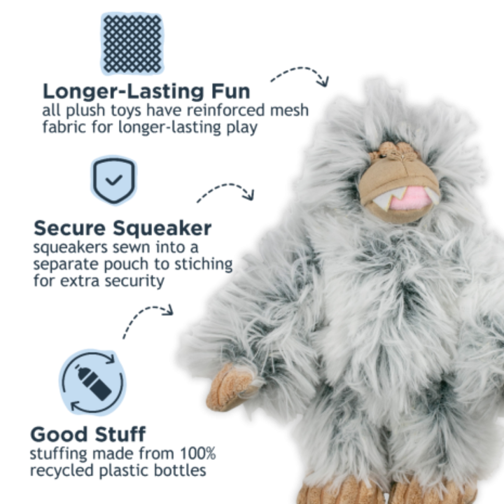 Tall Tails Dog Toys - Yeti Squeaker