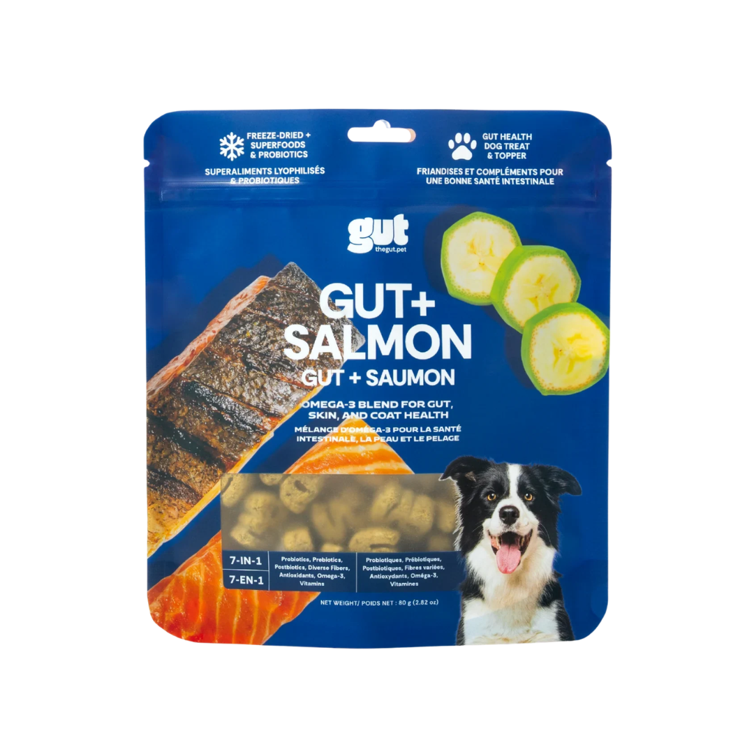 The Gut Freeze-Dried Dog Treats & Toppers - Gut + Salmon