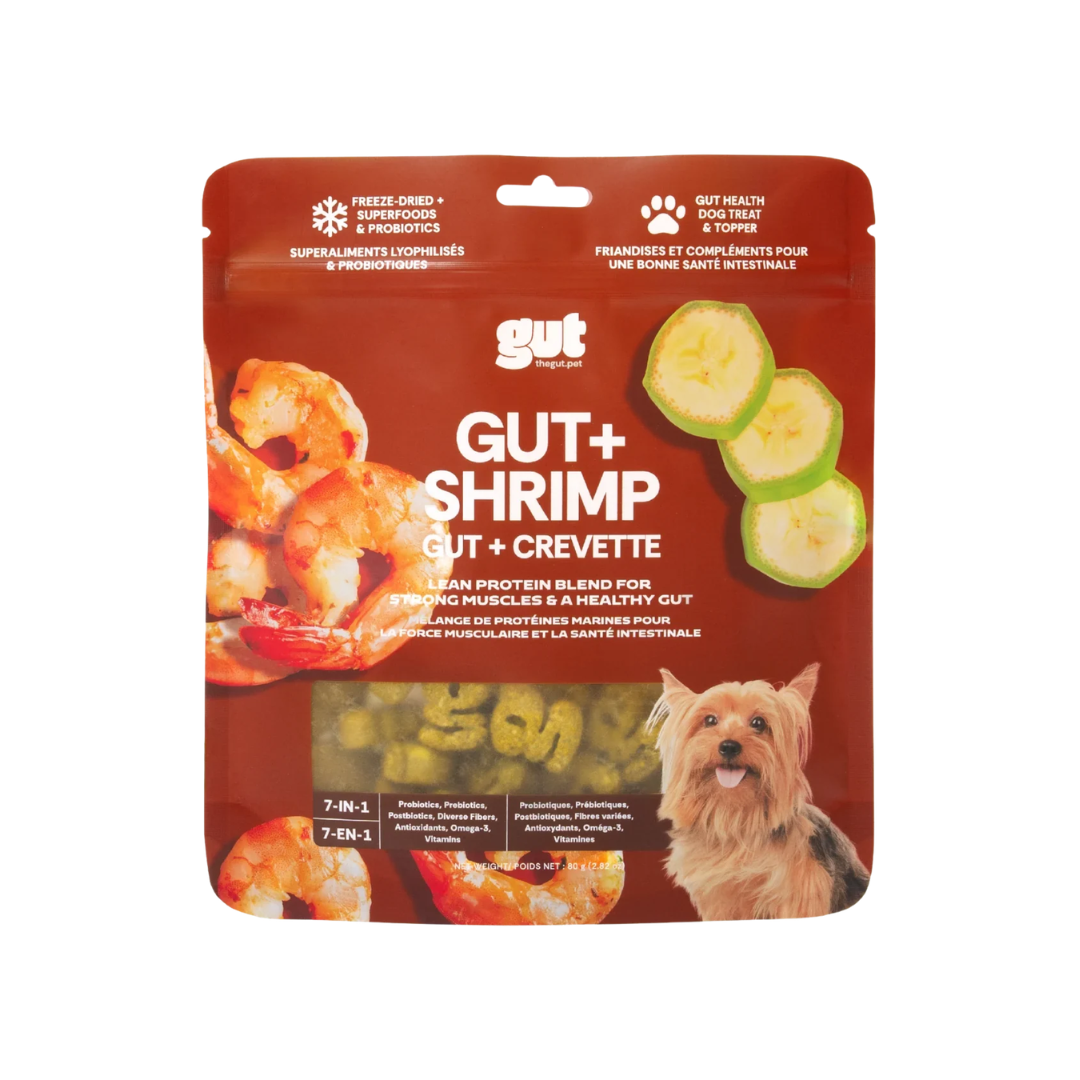 The Gut Freeze-Dried Dog Treats & Toppers - Gut + Shrimp