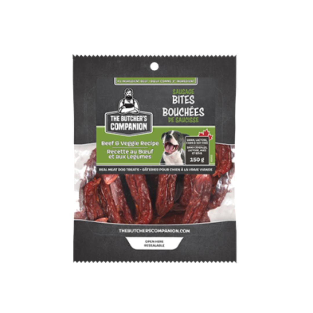 The Butcher's Companion Dog Treats - Bites Beef & Veggie Recipe