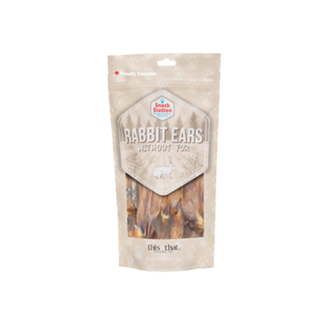 This & That Dog Treats - Snack Station Rabbit Ears without Fur