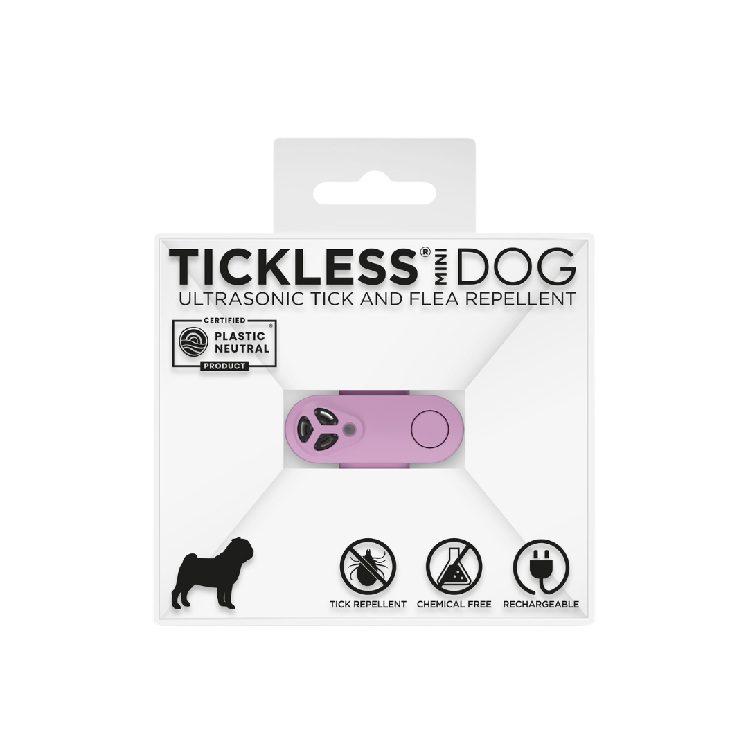 Tickless Pet Dog Grooming Supplies - Mini Ultrasonic Tick and Flea Repeller