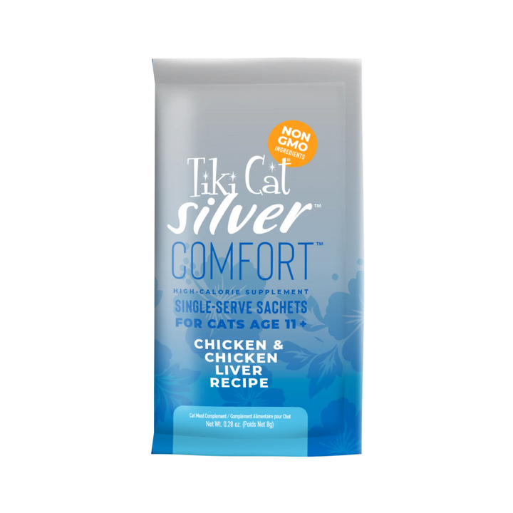 Tiki Cat Wet Cat Food - Silver Comfort Chicken & Chicken Liver Recipe Supplement